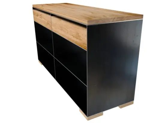 Design Metallmöbel mit Holz