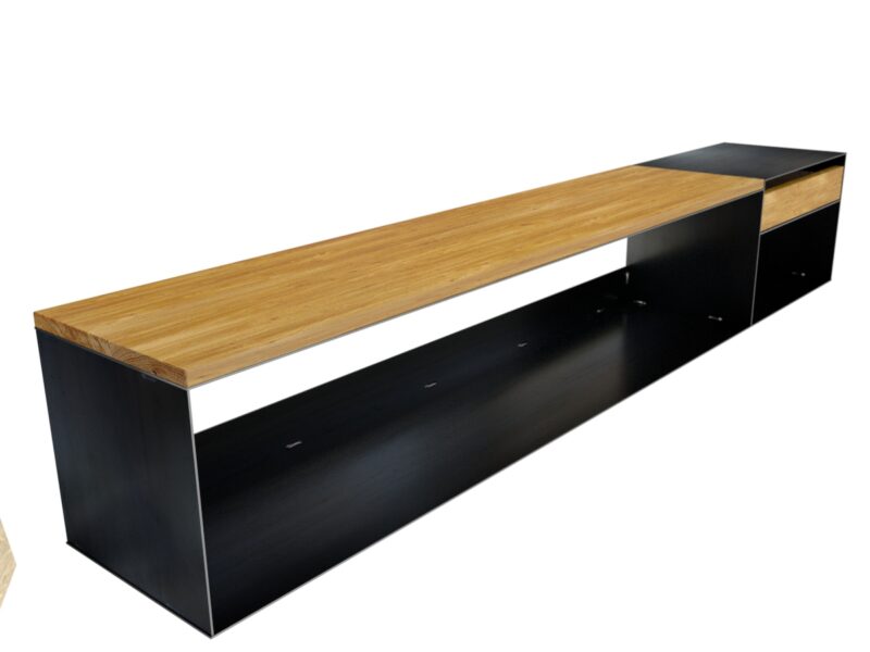 Design Sideboard Eisen mit Holz