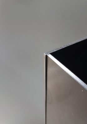 Stahl möbel und Metallmöbel Detail einer Ecke
